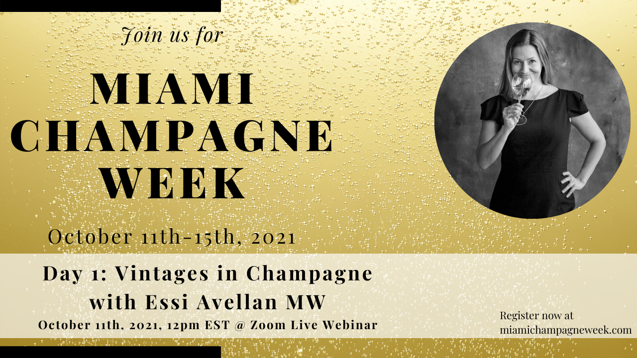Miami Champagne Week Day 1 Vintages in Champagne with Essi Avellan MW
